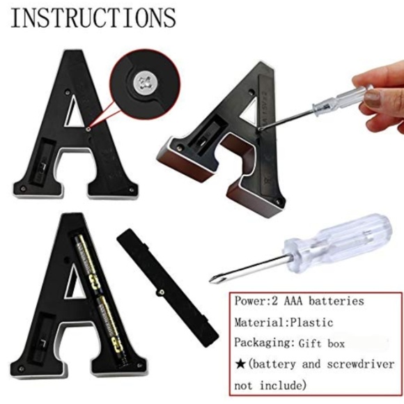 NWT Coffee Letters LED Light Up Rustic Marquee - Picture 4 of 4